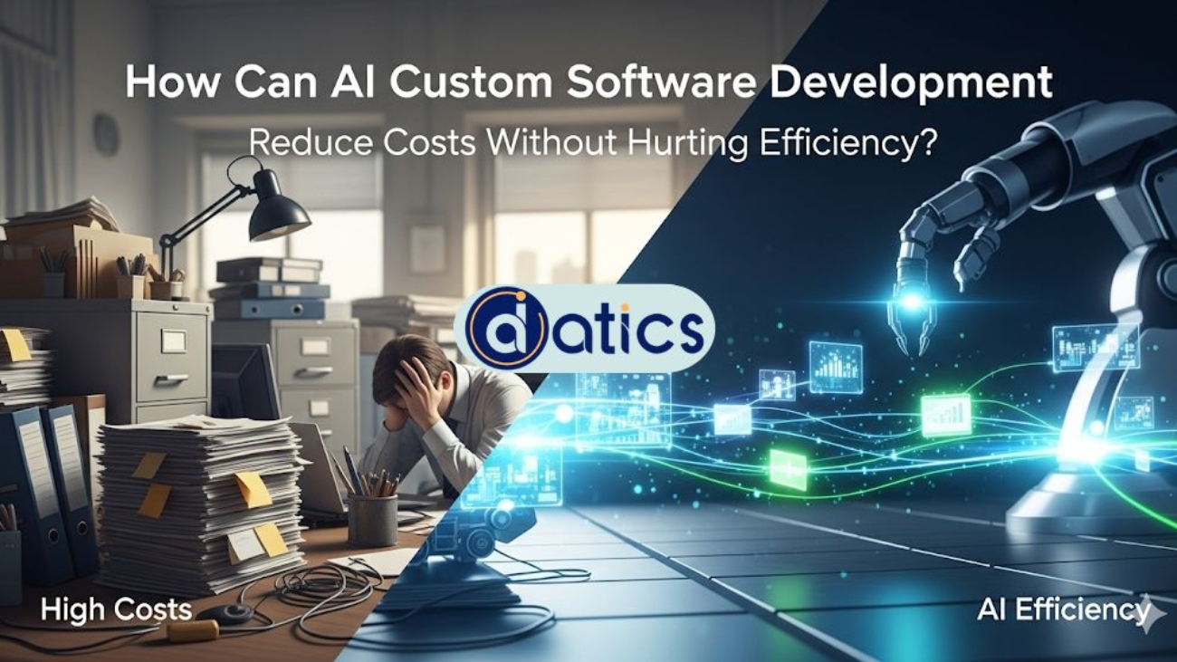 Custom software development strategies to enhance hunting efficiency and reduce costs effectively illustrated.