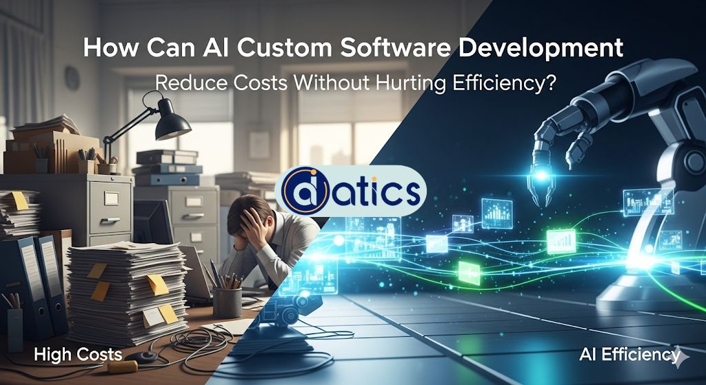 Custom software development strategies to enhance hunting efficiency and reduce costs effectively illustrated.
