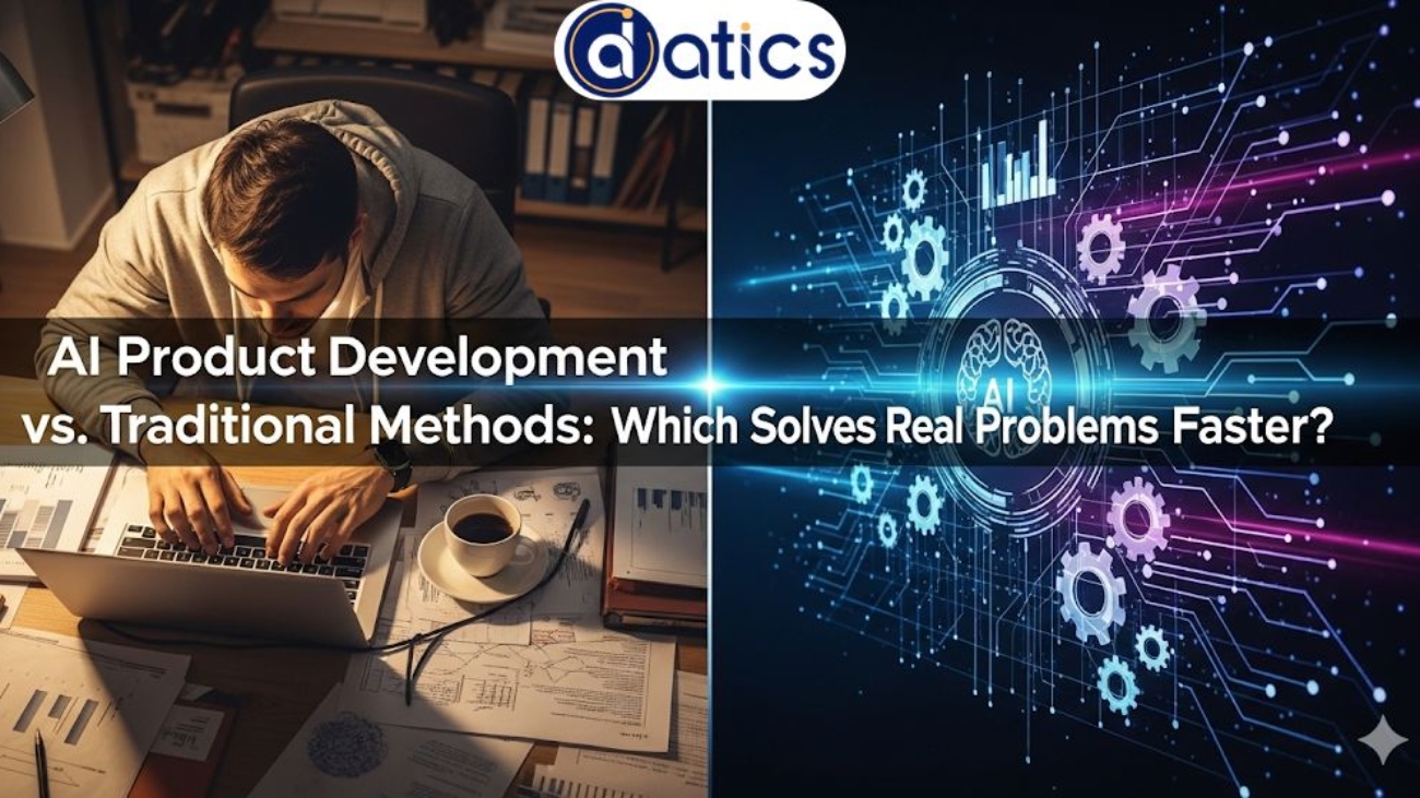 Comparison of all product development methods versus traditional methods for faster problem-solving.