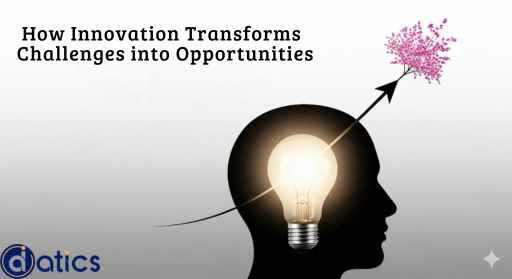 A lightbulb transforming into a rocket (symbolizing an idea turning into impact).